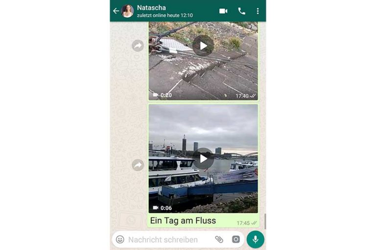 Mit WhatsApp Videos aufnehmen und versenden 111tipps.de