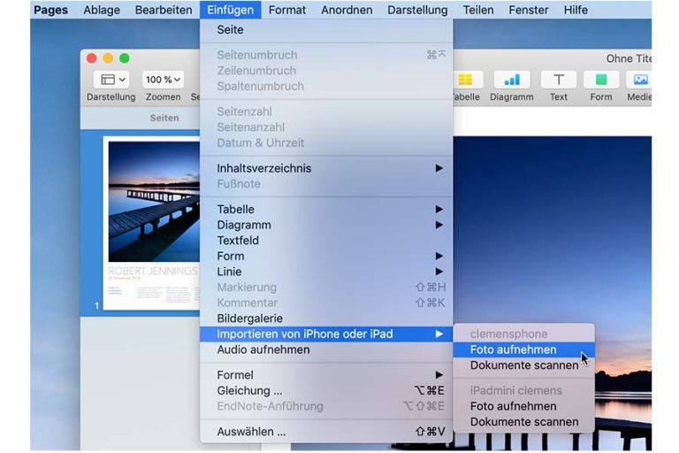 Fotos vom iPhone direkt in MacApps bearbeiten 111tipps.de