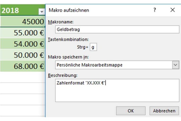 Anleitung Makros erstellen mit Excel 111tipps.de
