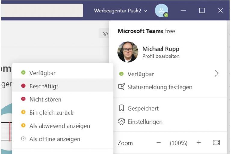 Profilbild Auf Teams Ist Nicht Sichtbar Microsoft Teams individuell einstellen | 111tipps.de